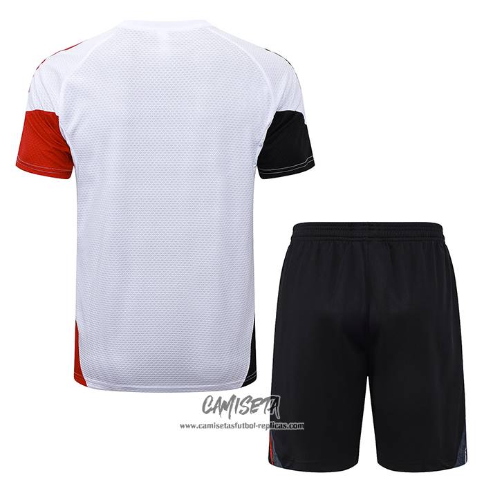 Chandal del Ajax 2025-2026 Manga Corta Blanco - Pantalon Corto